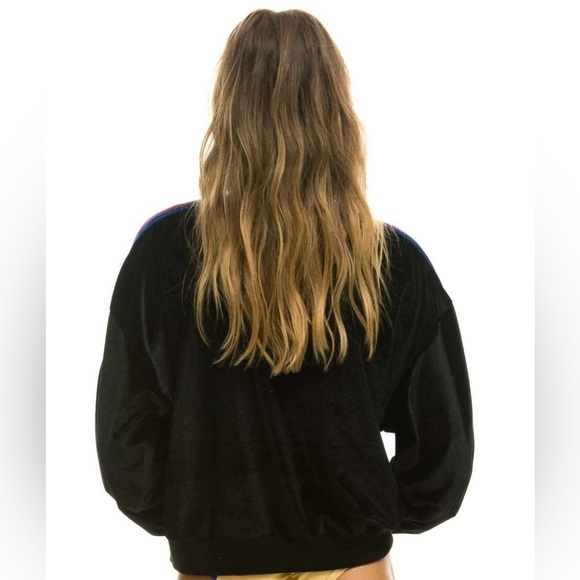 Aviator Nation Classic Velvet Relaxed Sweatshirt - Picture 10 of 17